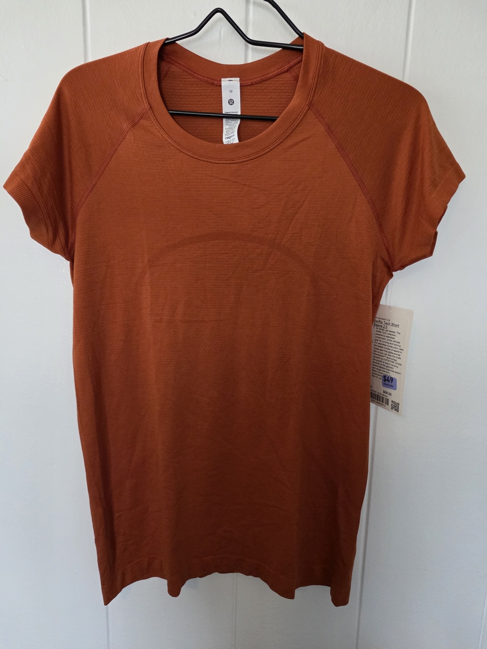 Lululemon Swiftly Tech 2.0 Waist Length NWT Size 10